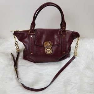 MICHAEL KORS Burgundy Purse